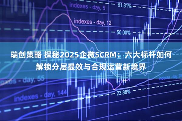 瑞创策略 探秘2025企微SCRM：六大标杆如何解锁分层提效与合规运营新境界